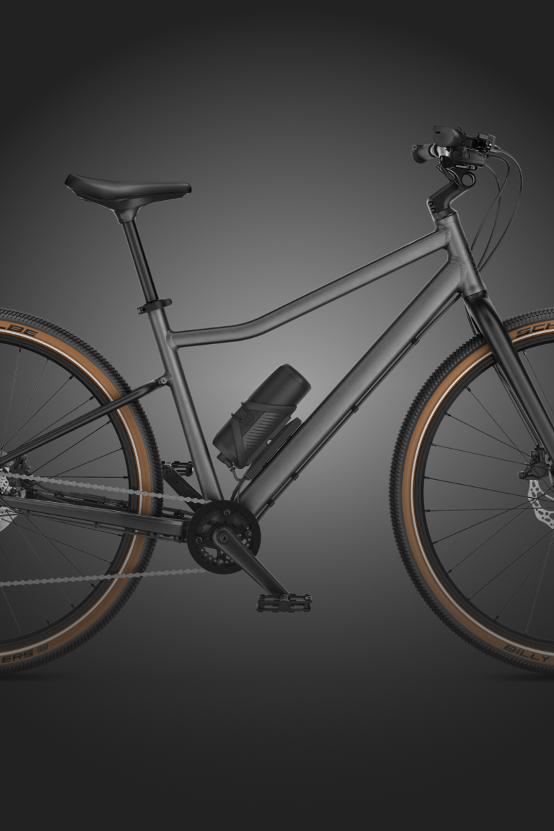 Diseño de cuadro ergonómico de la woom EXPLORE e 6