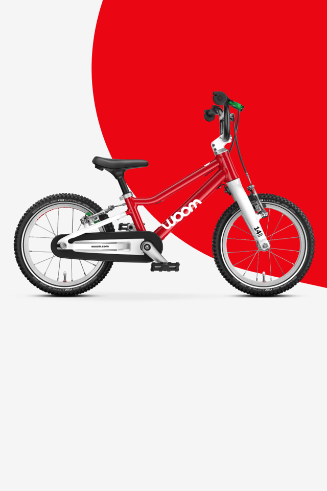 Cuadro de aluminio de la bicicleta woom GO 2