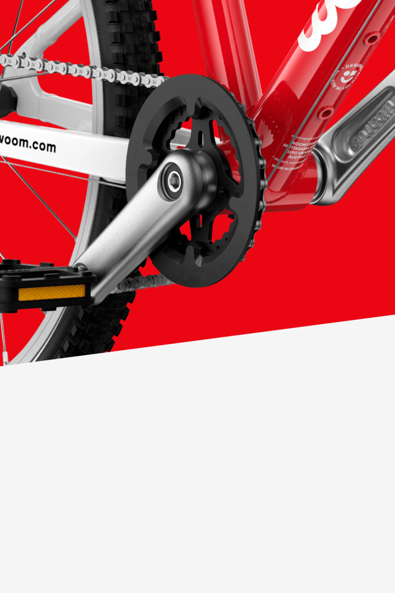 Bielas ergonómicas de la woom GO 4